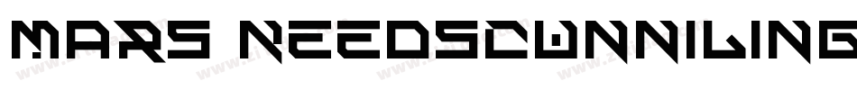 Mars NeedsCunnilingu字体转换